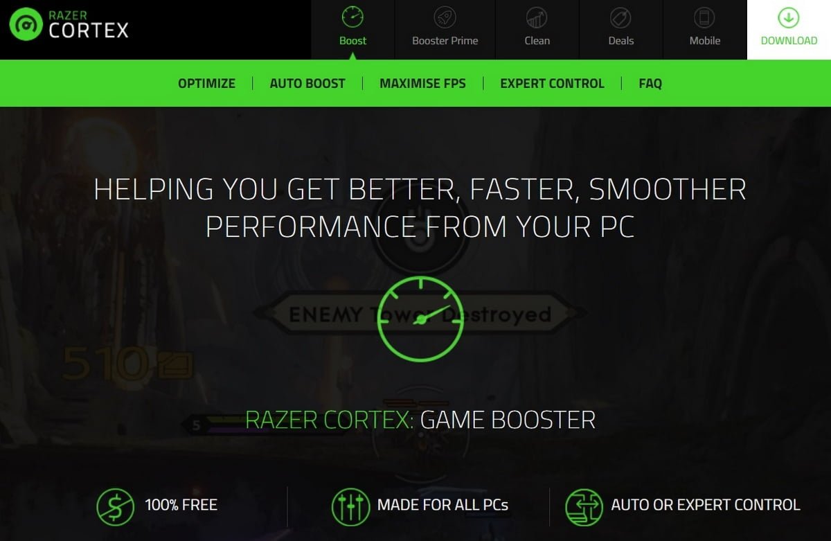 Razer Cortex Game Booster 10.7.9.0 free